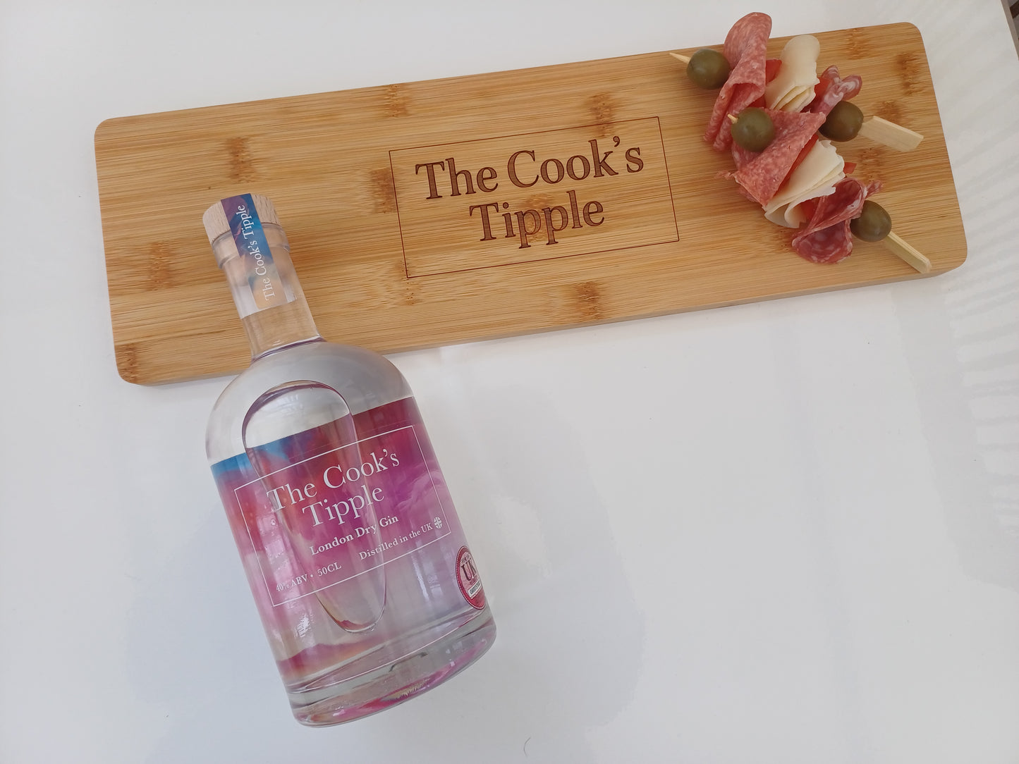 The Cook's Tipple Serving Board