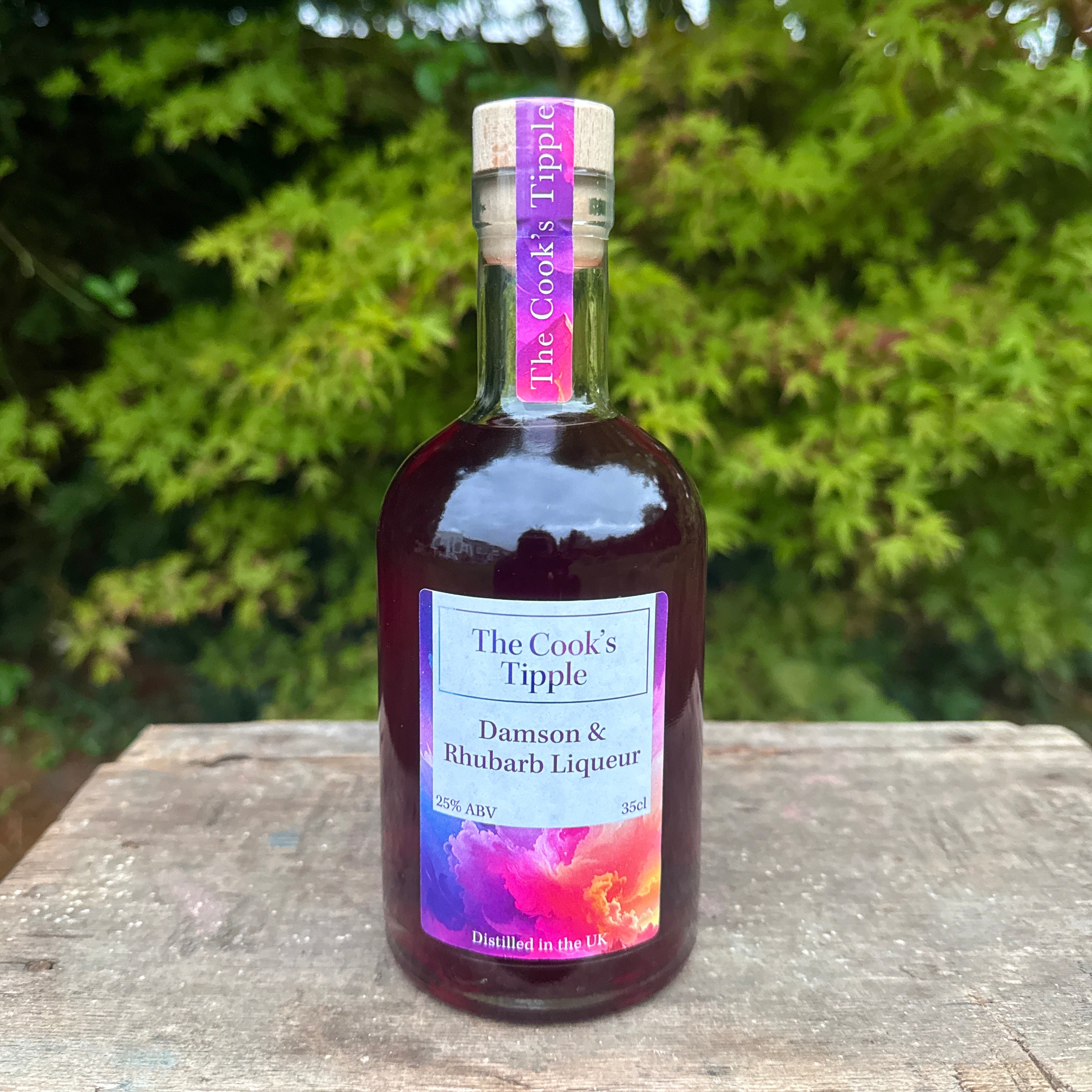 Damson and Rhubarb Liqueur